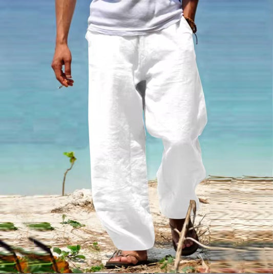 Linen casual pants