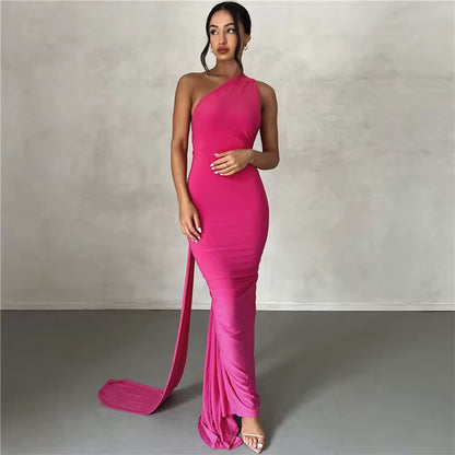 Sexy back dress Long