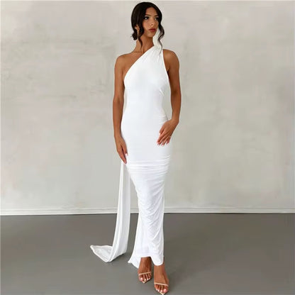 Sexy back dress Long