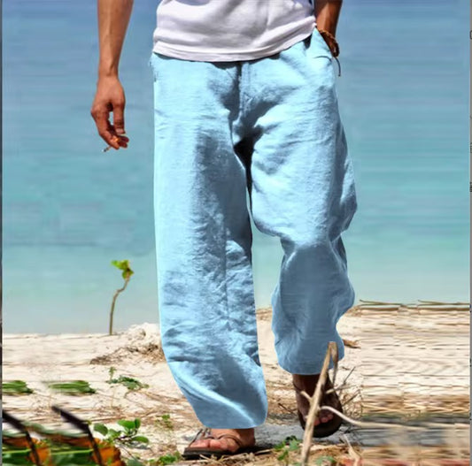 Linen casual pants