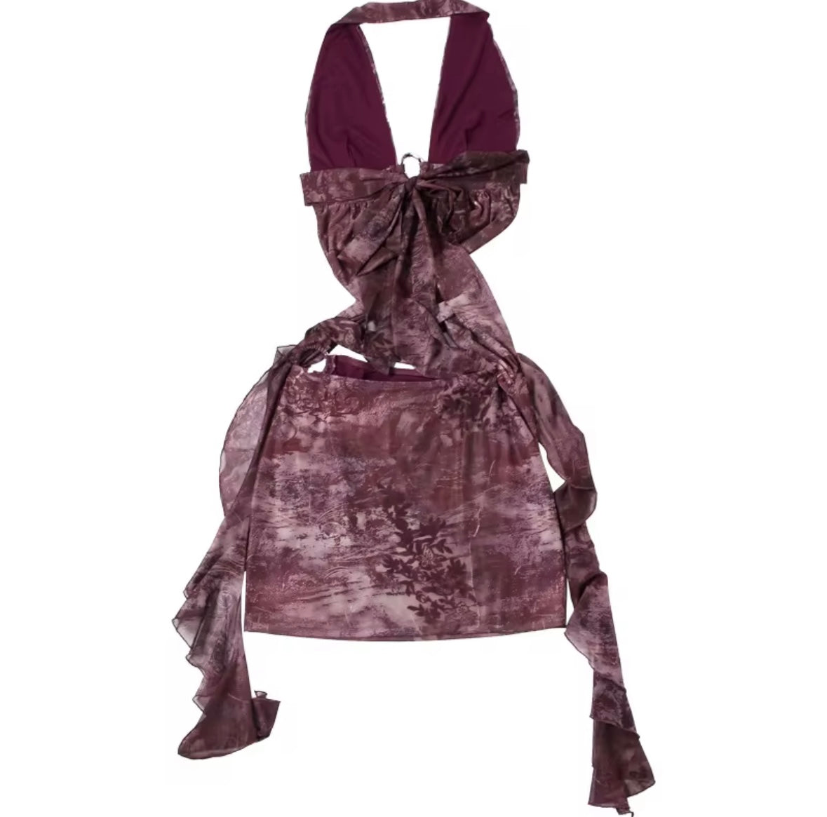 Super sexy mini multicolored dress