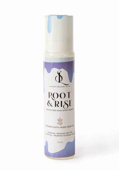 Hemp Seed Oil Hair Spritz: Light Musk Scent, Root-Lifting, Shine-Enhancing 150ML