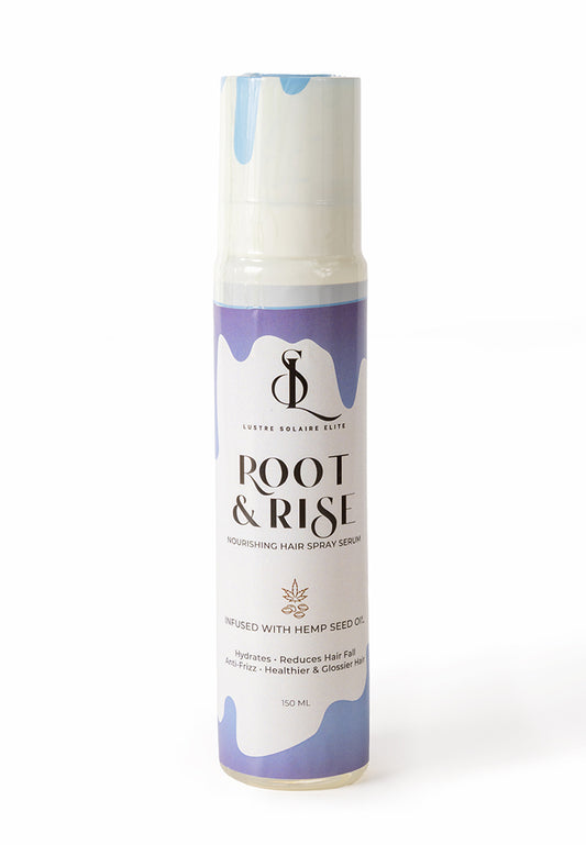 Hemp Seed Oil Hair Spritz: Light Musk Scent, Root-Lifting, Shine-Enhancing 150ML