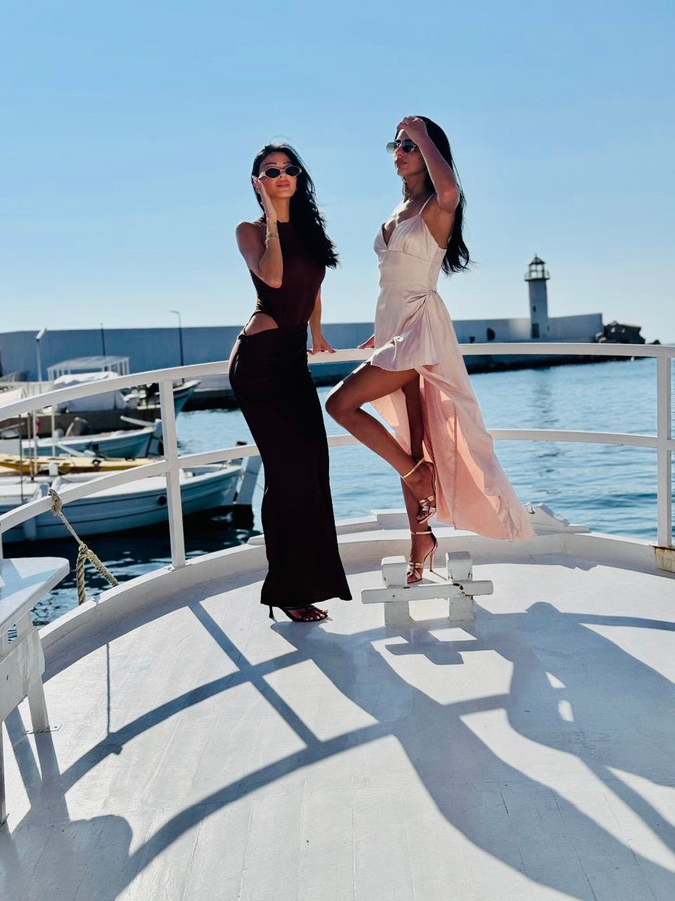 Sipin champagne long satin dress