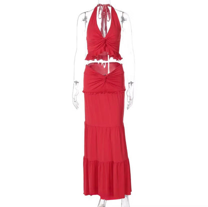 Rio set ruffles skirt